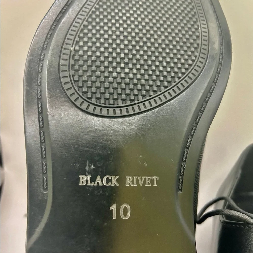 Rivet Men’s‎ Dress Shoe Size 10 black